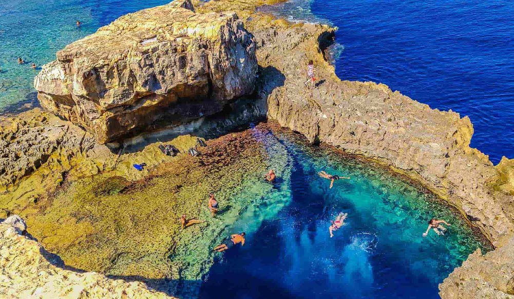 Blue Hole (Dive Site), Dwejra, Gozo, Malta